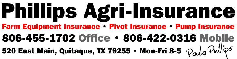 Phillips Agri-Insurance • 520 East Main St, Quitaque, TX 79255